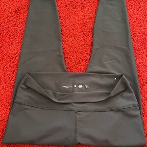 Two pairs black Old Navy Active PowerSoft high rise capri leggings